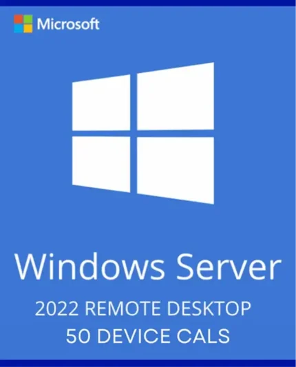 Windows Server 2022 Remote Desktop Services – 50 Device CALs Certificate